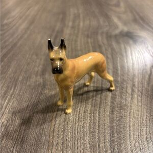 Vintage Retired Hagen Renaker Miniature Ceramic Great Dane Dog AS IS